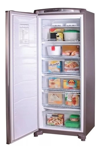 Imagen 3 de 6 de Freezer Vertical Whirlpool Wvu27k1 260 Ltr Inoxidable Envio