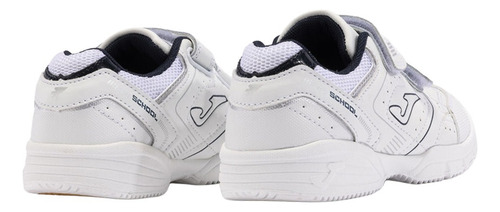 Tenis Para Niño Cómodos Escolar Ultra Ligeros Color Blanco