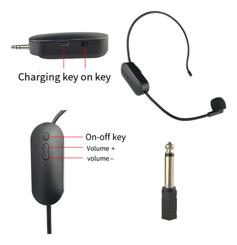 Conjunto De Micrófonos Lavalier De Montaje Inalámbrico Q32.4