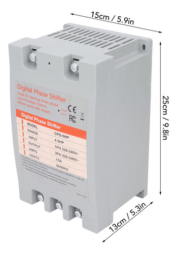 Single Phase To 3 Phase Converter Digital 4 5 Horsepower 2.2