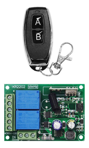 Módulo Rele 2 Canales Inalámbrico 110220vac + Control Remoto