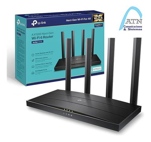 Router 1 Gigabit Lan, 10 Gigabits Wi-fi6, Archer Ax12 Atn