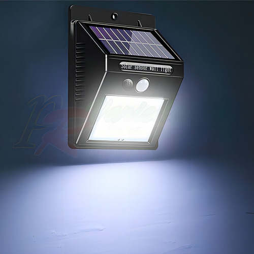 5 Luz Solar D Parede Jardim Luz 30led Lky0030-2 Luatek Cor Preto