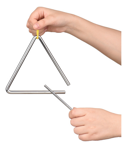 Campana De 6 Triángulos Con Mazo - Kid's Rhythm Learning