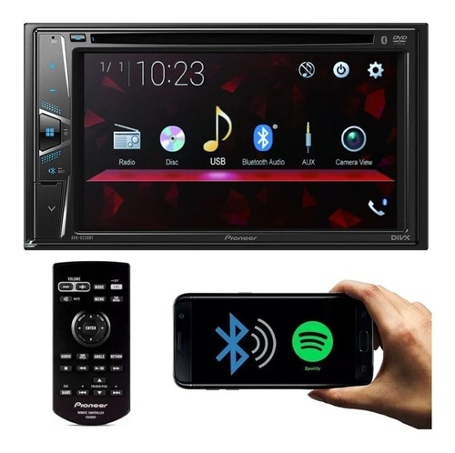 Imagem 9 de 10 de Dvd Automotivo Pioneer Avh-g218bt Bluetooth 2 Din Carro