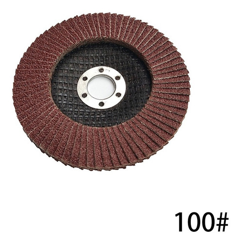 10 Discos Abrasivos Psc, 100 Mm, Ángulo De Grano 40-320, 10 