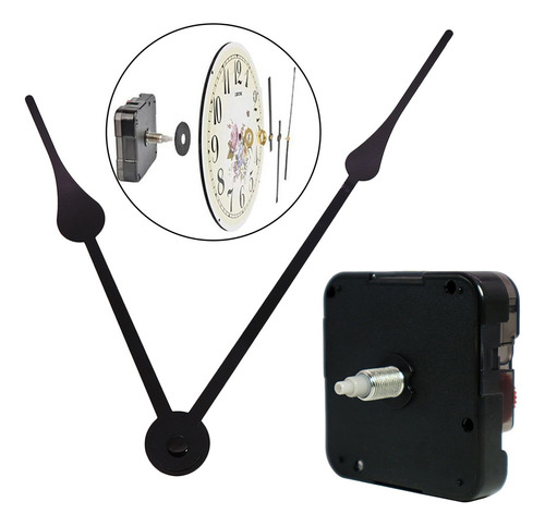 Reloj De Pared Movimiento Mano Husillo Corto Reloj Motor Set