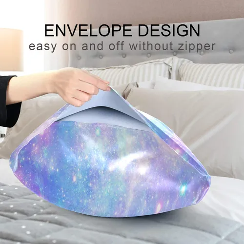 Funda De Almohada De Satén Star Tie Dye Tam.