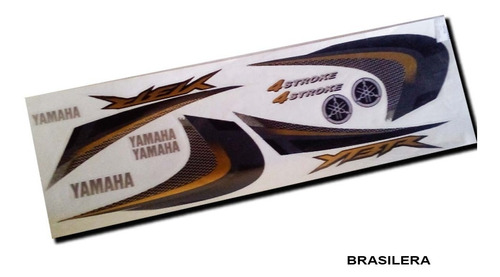 Kit De Calcos Tipo Original Yamaha Ybr 125 Brasilera