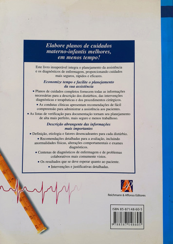 Enfermagem Materno Infantil Planos De Cuidados Kathryn A Nelson (Usado)