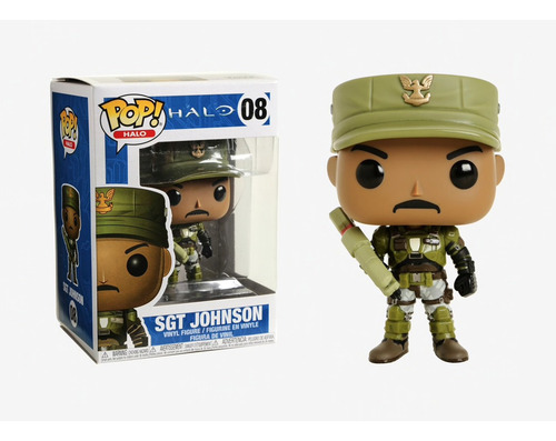 Juegos De Mayo De Funko Pop Halo Sergeant Johnson Styles