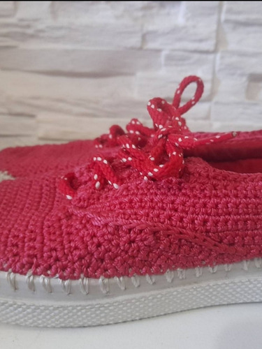 Alpargatas Zapatillas Al Crochet 