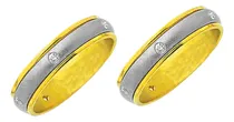 Comprar Par Alianzas Oro 18k Facetadas 9 Grs Casamiento Garant 3049 Bodas 