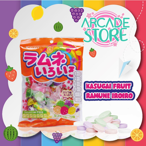Dulce Kasugai Fruit Ramune Iro Iro Japones