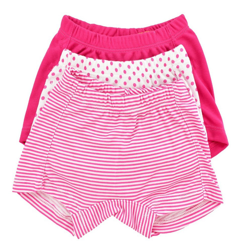 Ropa Interior Para Niña Cuquitos Boxer Calzon X3