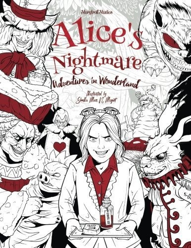 Book : Alices Nightmare - Adventures In Wonderland - Adult.