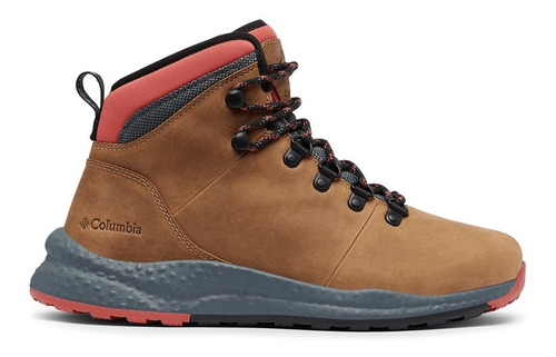 Botín Mujer Sh/ft Wp Hiker Cuero Beige Impermeables