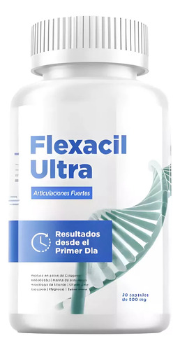 Flexacil Ultra Suplemento 1 Frasco De 60 Cápsulas 500mg