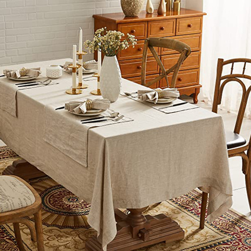 Mantel De Lino Para Cocina Comedor Fiesta Vacaciones
