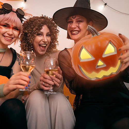 Calabazas Iluminadas Halloween Al Aire Libre Jack-o-lantern