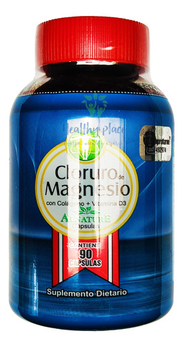 Cloruro Magnesio Osteoporosis 90 Caps - Kg a $1