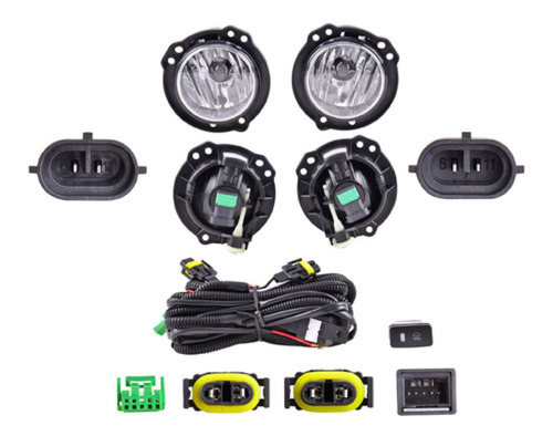 Set Faros Niebla C/rejilla Negra C/cables Avanza 12 Al 15