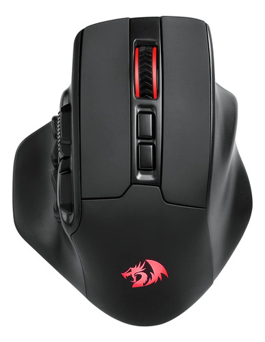 Ratón Inalámbrico Mmo 15 Botones Programables Rgb Ergonómico