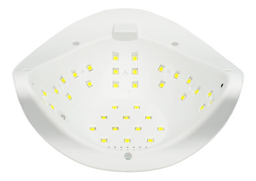 Cabine Uv Led Sun X Plus 120w Gel Unha 36 Led Estufa Cor Branco