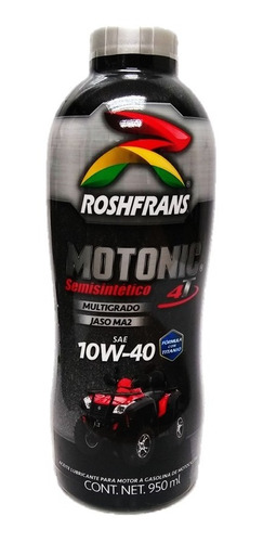 Aceite Moto 10w40 4 Tiempos Semisintetico Roshfrans