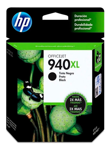 Cartucho Hp 940xl Negro C4906al Original Garantia 12 Meses