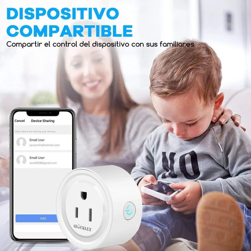 Imagen 6 de 6 de Smart Plug Alexa Enchufe Inteligente Wifi Contacto Por Voz