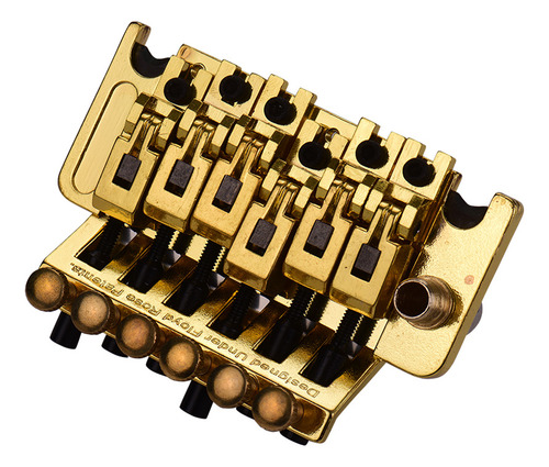 Conjunto De Sistemas Tremolo Guitar Bridge System Gold Tremo