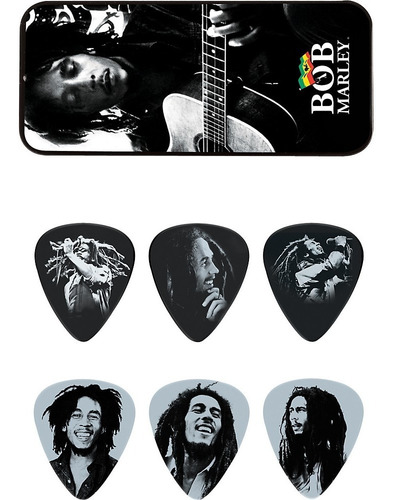 Puas Jim Dunlop Bob Marley Bob-pt03m Med Lata Colección X6