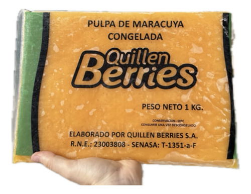 Pulpa Maracuyá Sin Semillas Congelada