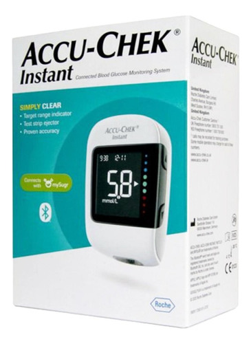 Glucometro Accu-chek Instant + 10 Lancetas+estuche+lancetero