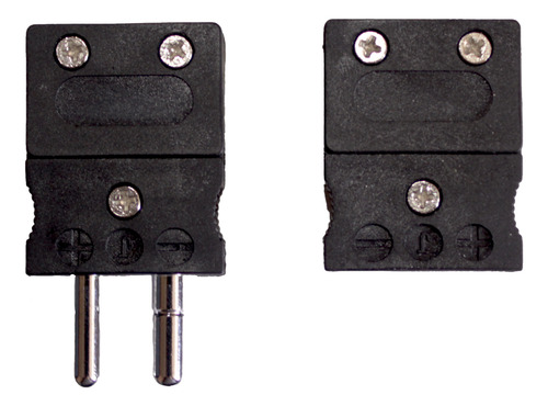 Clavija Conector Para Termopar Tipo J Macho Y Hembra Juego