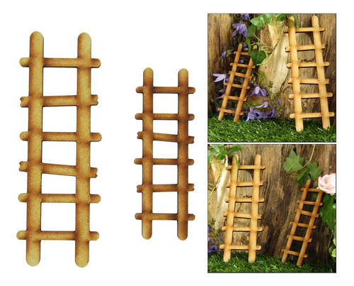 2 Adroable Mini Hada Elfo Jardín Ventana Puerta Artesanía