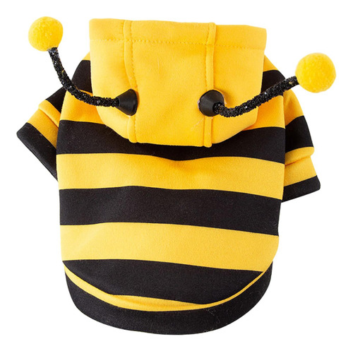 Mascotas Abeja Disfraz De Halloween Gatos Sudaderas Con Sg