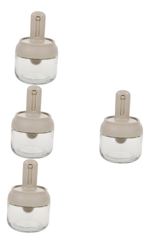 4 Pcs Tarro Especias Bote De Sal De Cocina Terrarium.