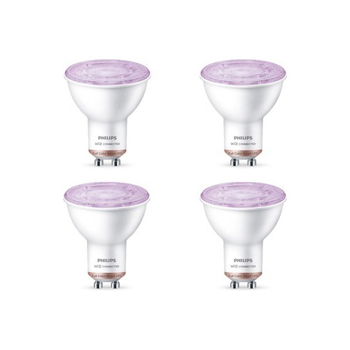 Pack X 4 Lamparas Led Dicro Philips Smart Wifi Dimerizable  