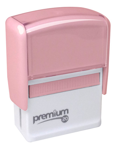 Carimbo automático premium 20 tinta preto / exterior rosa x 1 unidades