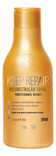 Shampoo Reconstrução Ácido Hialurônico Keep Repair 300ml