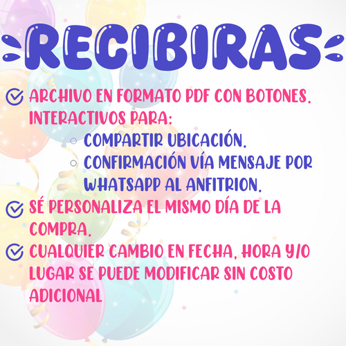 Invitación Digital Infantil Pdf Botón Confirmación Ubicación Paw Patrol Niño