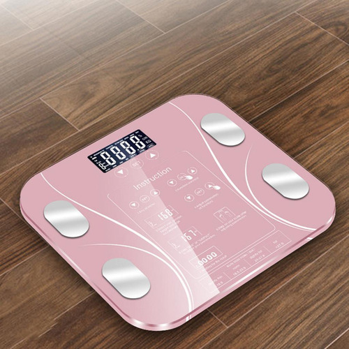Shaoke Báscula Digital For Grasa Corporal Rosado