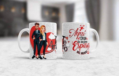 Taza Personalizada Familia Esposos Esposa Con Tu Nombre