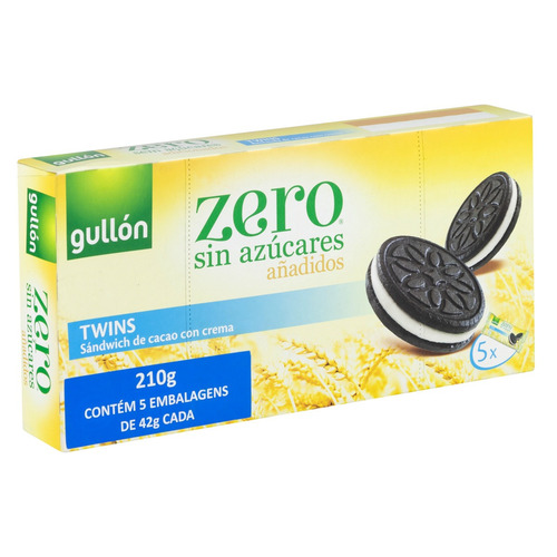 Imagem 3 de 4 de Biscoito Gullón de cacau 210 g