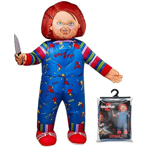 Disfraz Inflable Con Licencia De Chucky De Rubie's - Disfraz De Chucky Para Adultos Halloween