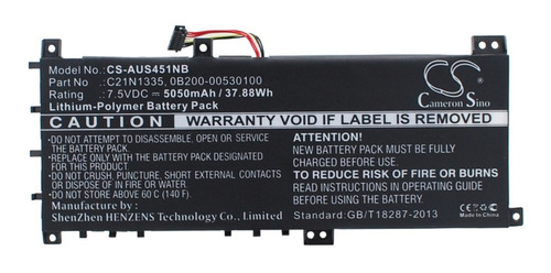 Bateria Asus Vivobook S451 S451la C21n1335 0b200-00530100