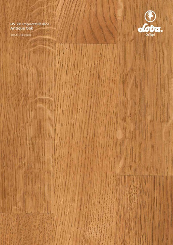Imagen 2 de 2 de Aceite Loba Para Pisos De Madera Antique Oak 750 G