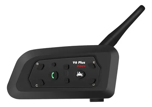 Intercomunicador De Capacete Impermeável V6 Plus Para 2